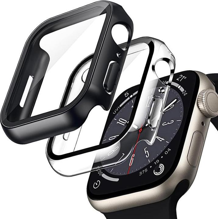 Image du produit Crong Boîtier de montre hybride - Apple Watch 40 mm boîtier en verre (transparent)