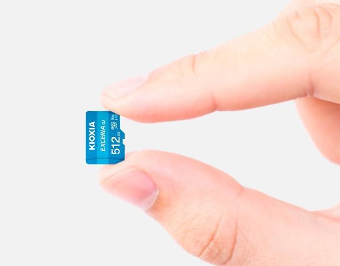 Produktbild Kioxia MICRO SD 512GB EXCERIA G2 W/ADAPTOR (512 GB, microSDHC, U3, UHS-III)