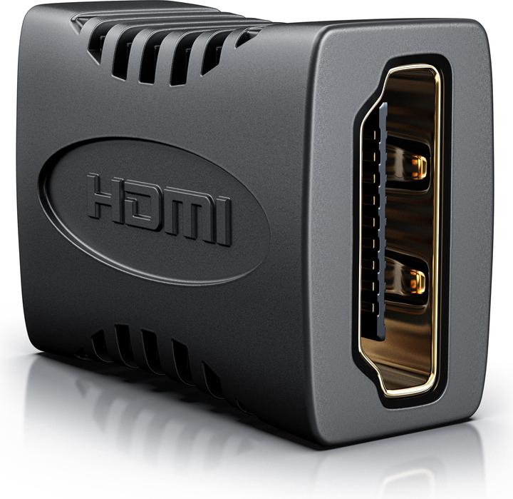 Actual product image CSL HDMI adapter, Full HD - extension - coupling, HDMI socket to HDMI socket (HDMI, 4.50 cm)