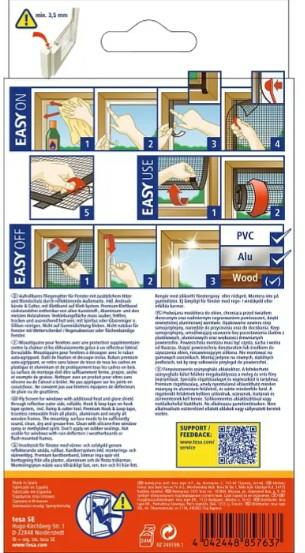 Actual product image tesa Insect screen COMFORT for windows, with Velcro tape, self-adhesive, without drilling (130 x 150 cm)