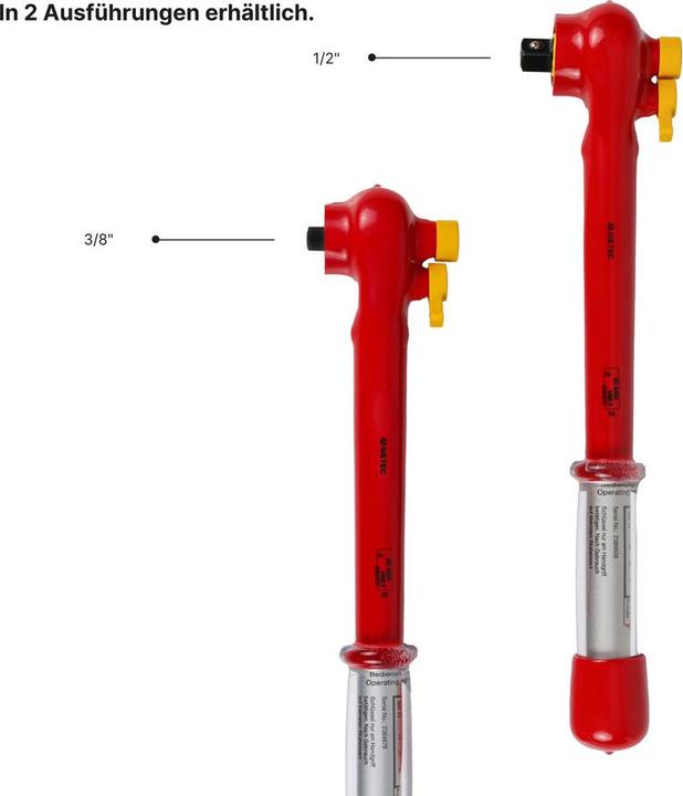 Produktbild Friedrich Drehmomentschlüssel - 5-50 N m - 3/8" - 1000 V (3/8", 5 Nm, 50 Nm)