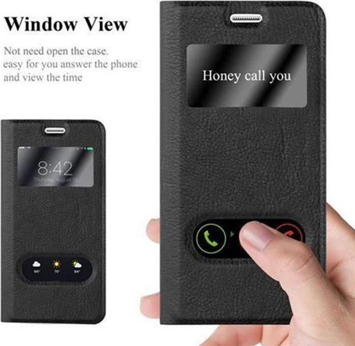 Produktbild Cadorabo Book mit View Doppelfenster Cover (Samsung Galaxy S5, Samsung Galaxy S5 Neo)