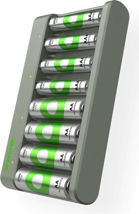 GP Batteries E821 (9 Stk., AA, AAA, 2600 mAh, Ladegerät inkl. Akku)