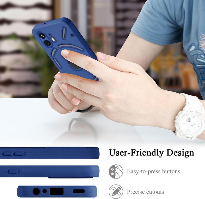 Immagine prodotto Cadorabo Custodia per Nothing Phone 2 TPU Liquid Silicone Case (Nothing Phone (2))