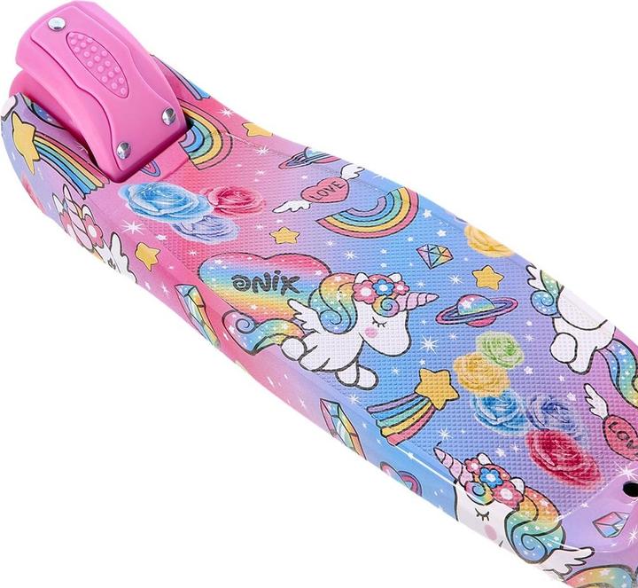 Actual product image Nils Fun Hlb15 Pink LED Kids Scooter