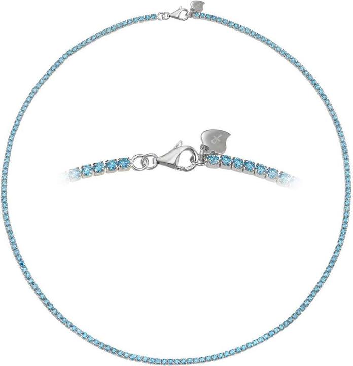argenté, Bleu aqua