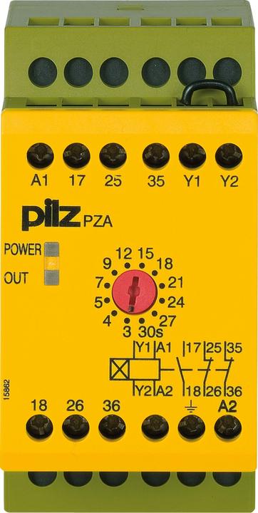 Pilz 774035 PZA 30/110-120VAC 1n/o 2n/c
