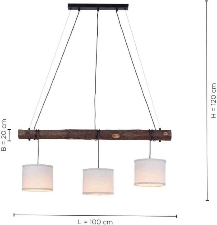 Actual product image Leuchten Direkt Bark (E27)
