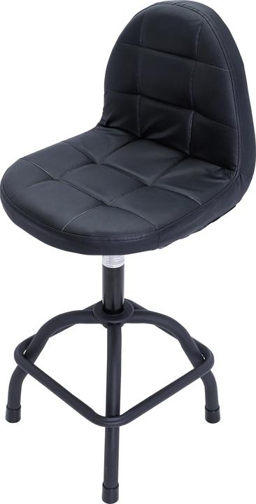 Actual product image BGS Workshop swivel chair with backrest | height-adjustable