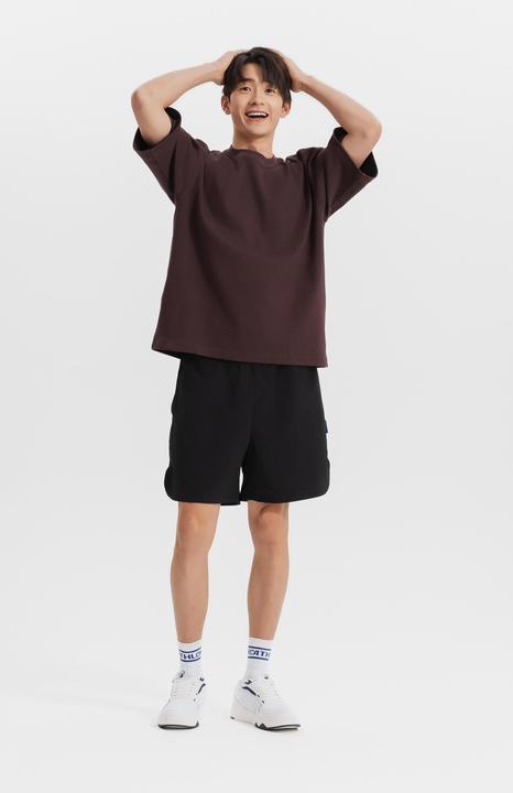 Image du produit Decathlon Short toile homme, Elementals, noir (XL)