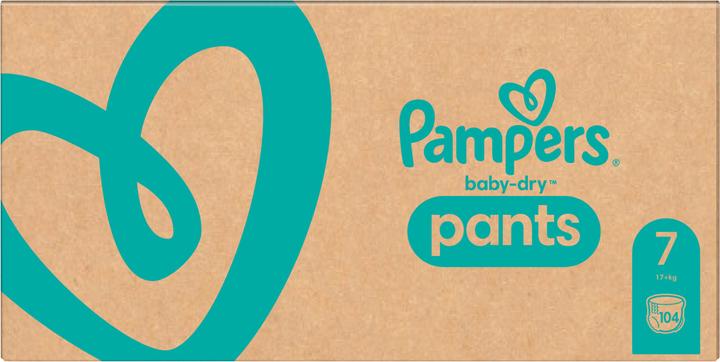 Produktbild Pampers Baby-Dry Pants (Gr. 7, Monatsbox, 104 Stück)
