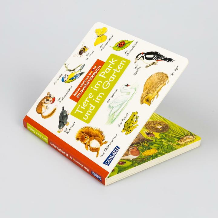 Immagine prodotto Mein kleines buntes Bildwörterbuch: Tiere im Park und im Garten (Tedesco, Christine Henkel, 2024)