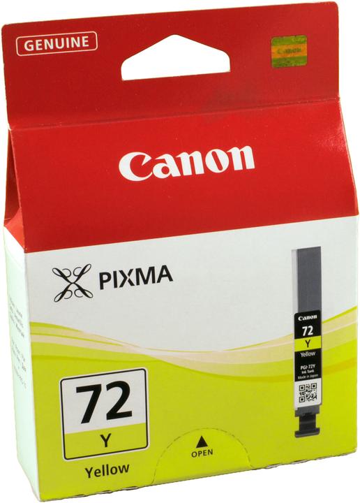 Actual product image Canon Pgi-72y (Y)