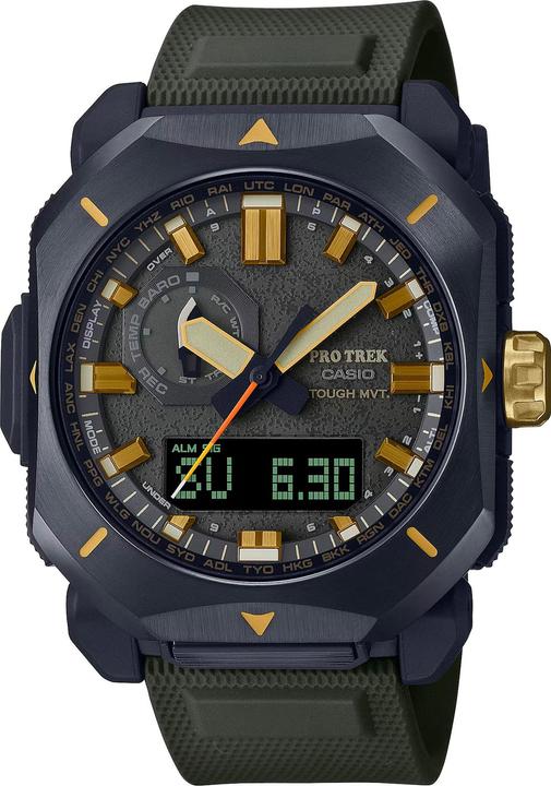 Actual product image Casio Pro-Trek - PRW-6900Y-3ER (Digital watch, Analogue wristwatch, 45 mm)