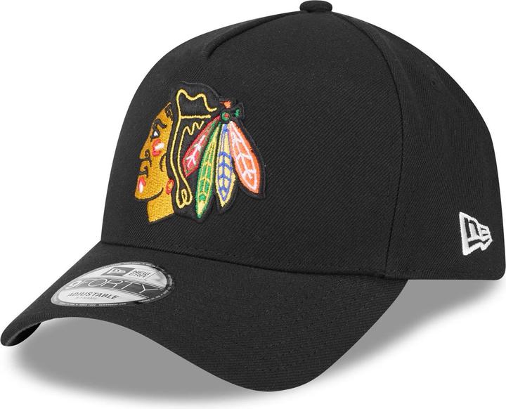 Image du produit New Era 9Forty A-Frame Cap - NHL Chicago Blackhawks noir (Taille unique)