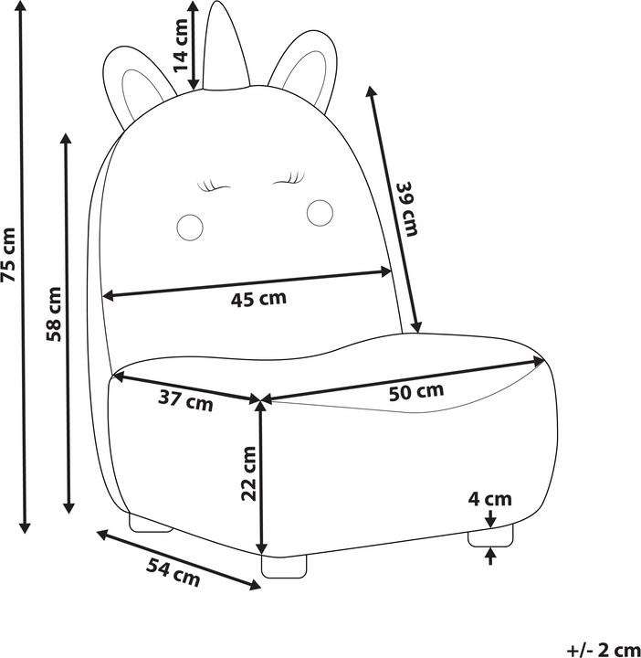Image du produit Beliani Lulea (Fauteuil pour enfants)