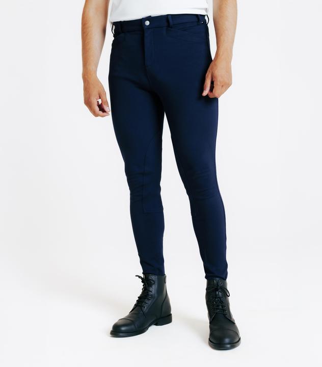 Image du produit Fouganza Pantalon Equitation Homme 100 bleu (XXL)