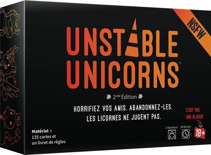 Actual product image Unstable Games Unstable Unicorns : NSFW (French)
