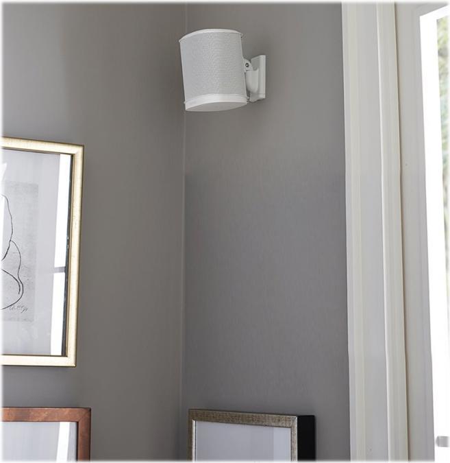 Image du produit Sanus Support mural pour Sonos ONE, PLAY:1 & 3 (1 paire, Installation murale, Pivotant, Inclinable)