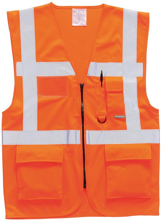 Actual product image Rs Pro Berlin Hi Viz Vest Orange M (M)