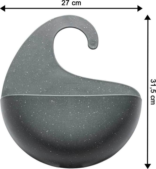 Produktbild Koziol Duschmittelhalter Utensilo Surf XL, Dunkelgrau