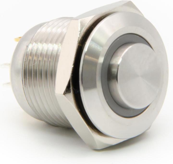 Immagine prodotto Purecrea Pulsante rialzato da 16 mm con illuminazione RGB 5V - acciaio inox