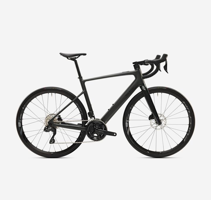 Actual product image Van rysel E-road bike Carbon E-EDR CF Mahle X20 Shimano 105 Di2 green