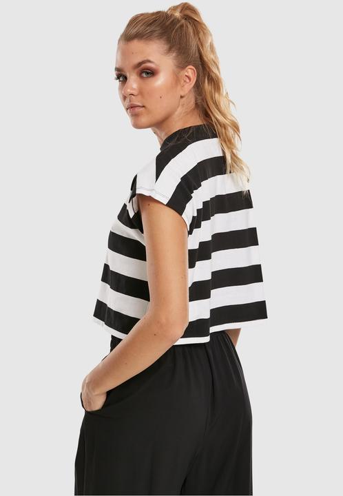 Produktbild Urban Classics Ladies Stripe Short Tee (S)