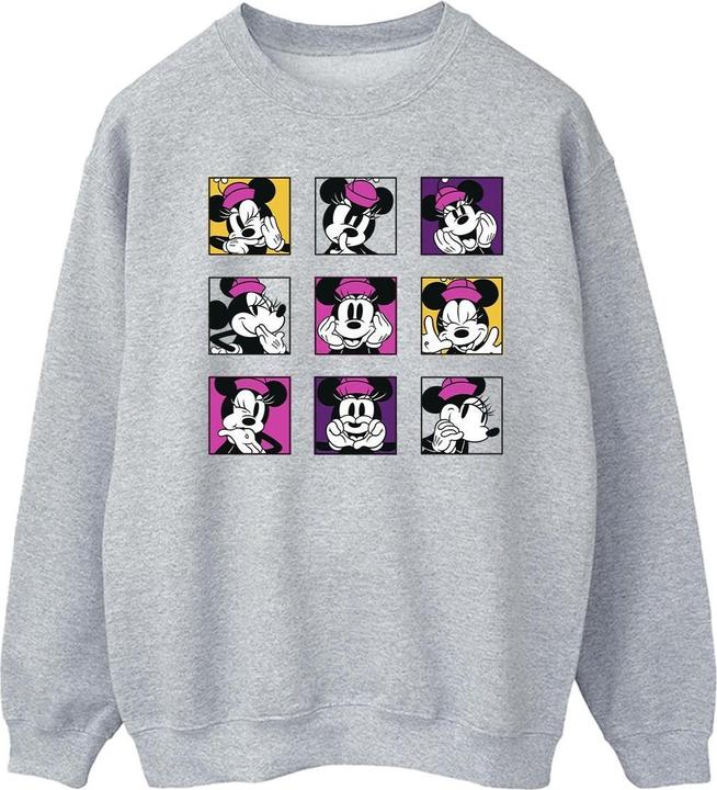 Actual product image Disney Mens Minnie Mouse Squares Sweatshirt (S)