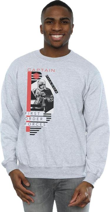 Actual product image Star Wars Mens The Last Jedi Captain Phasma Sweatshirt (L)