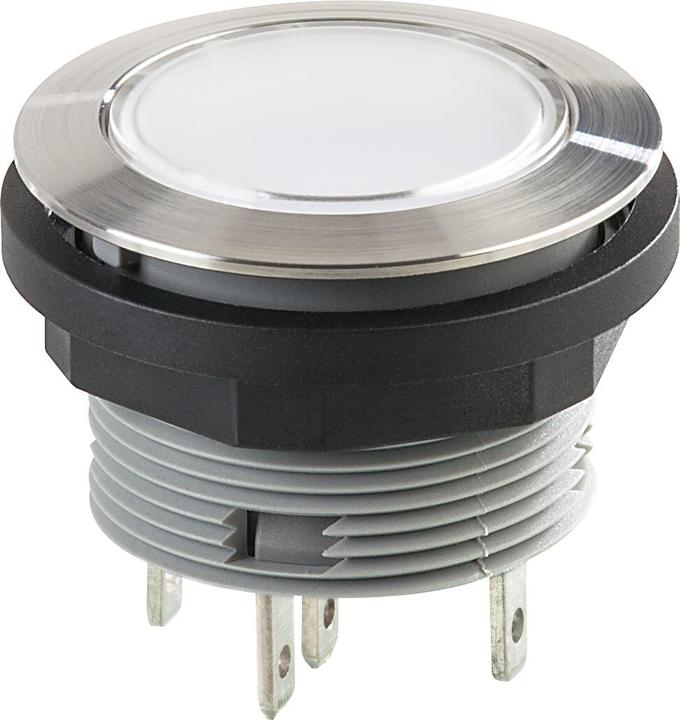 Actual product image Schlegel SVACTLF Illuminated pushbutton tactile, stainless steel, glossy SVACTLF Mallet