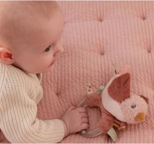 Actual product image Little Dutch Flowers & Butterflies Ring Rattle