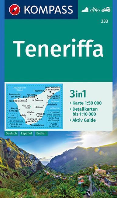 Immagine prodotto Mappa Tenerife con bussola
