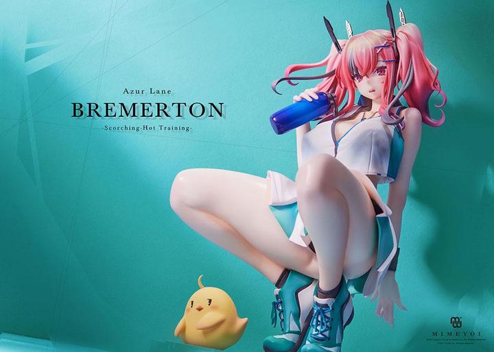 Actual product image Mimeyoi Azur Lane statuette PVC 1/7 Bremerton Scorching Hot Training 22 cm