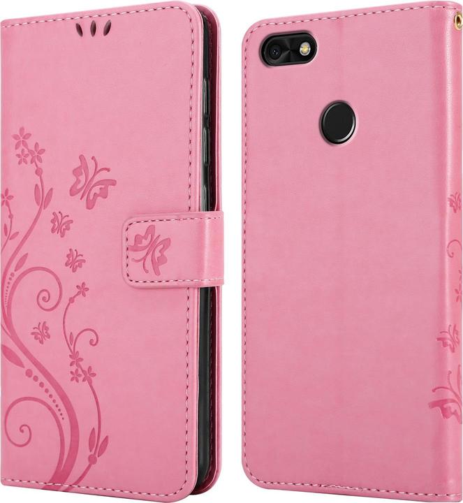 Image du produit Cadorabo Pochette Flower Book (Huawei Y6 Pro (2017))