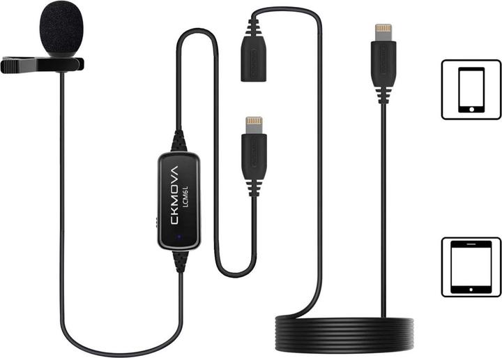 Immagine prodotto Ckmova Lcm6l - Microfono Con Cavo Lightning