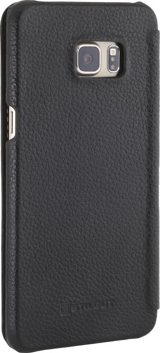Actual product image StilGut Book Type Case without Clip for S6 Edge+, black (Samsung Galaxy S6 Edge+)