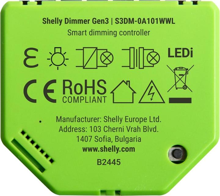 Actual product image Shelly Unterputz-Dimmer Gen3, 2 Stück
