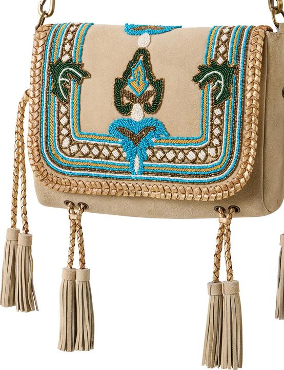 Produktbild Joe Browns Braided Suede Beaded Crossbody Bag