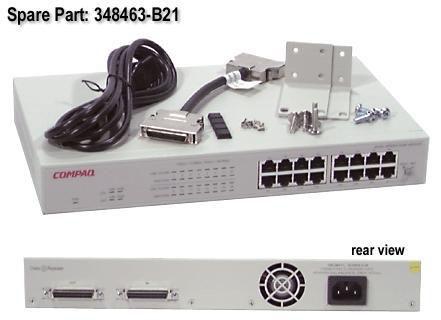 Actual product image HPE HUB,16-PORT 10/100 UNM W/S (16 ports)