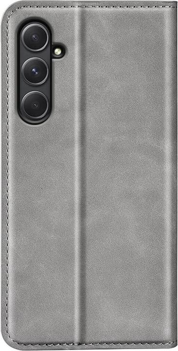 Produktbild Cover-Discount Galaxy A55 - Stand Flip Case Hülle grau (Samsung Galaxy A55)