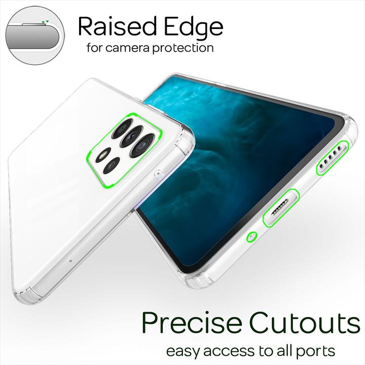 Produktbild Nalia Klare Transparente Hybrid Hülle (Samsung Galaxy A53)