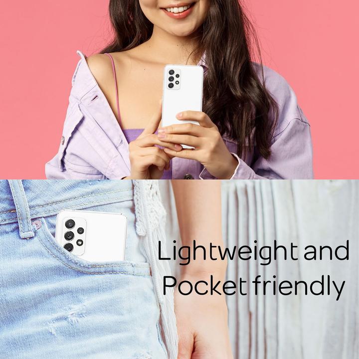 Produktbild Nalia Klare Transparente Hybrid Hülle (Samsung Galaxy A53)