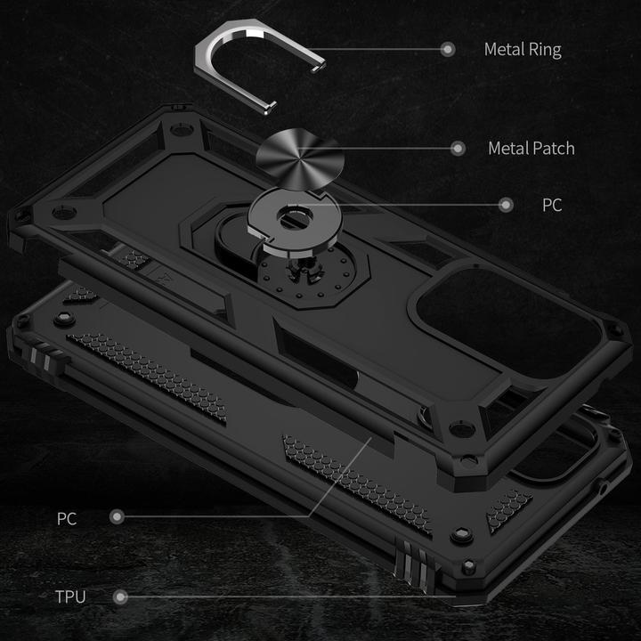 Actual product image Nalia Shockproof military style ring cover (Samsung Galaxy A33)