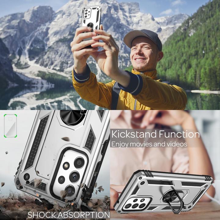 Image du produit Nalia Étui antichoc Military-Style Ring (Samsung Galaxy A53)