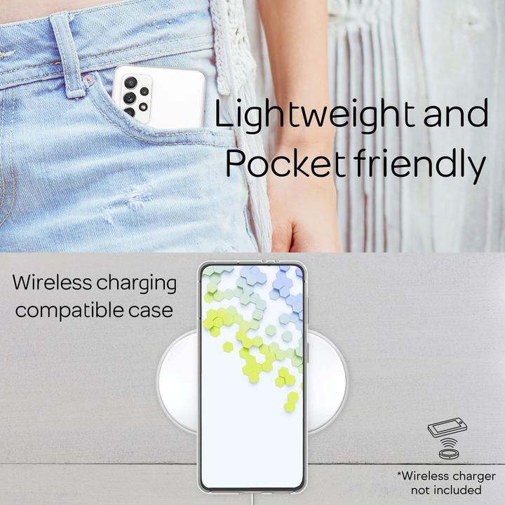 Produktbild Nalia Klar Transparente Silikon Hülle (Samsung Galaxy A53)