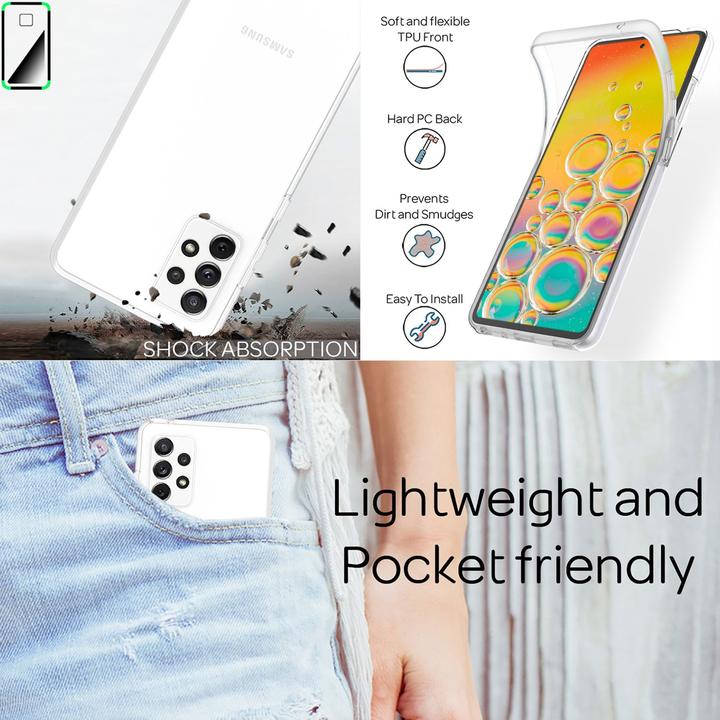 Produktbild Nalia Klare 360 Grad Hülle (Samsung Galaxy A53)
