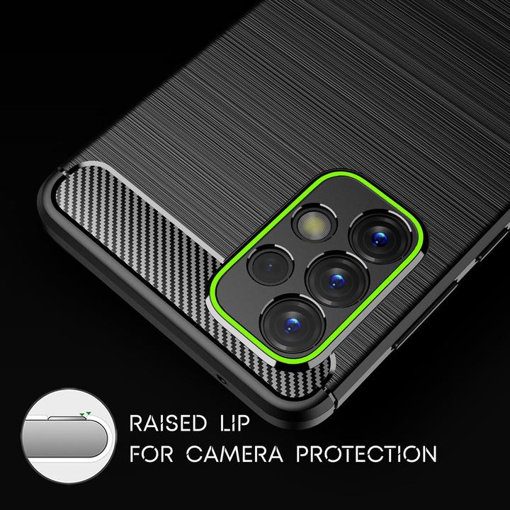 Actual product image Nalia Carbon look silicone shell (Samsung Galaxy A53)
