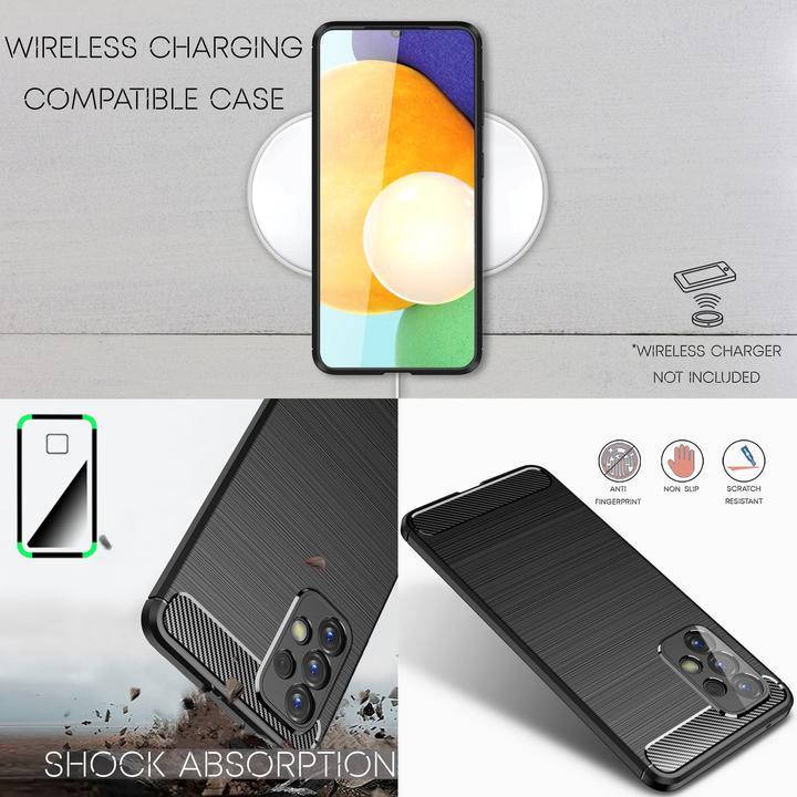 Actual product image Nalia Carbon look silicone shell (Samsung Galaxy A53)