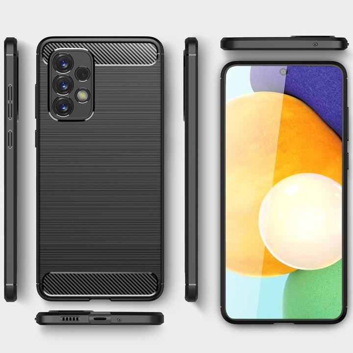 Actual product image Nalia Carbon look silicone shell (Samsung Galaxy A53)